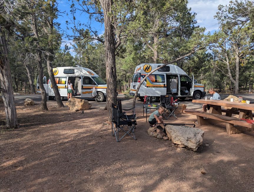 Stellplatz am Grand Canyon 