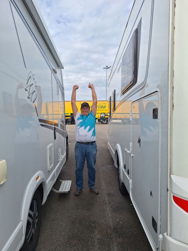 Strecken und verabschieden 