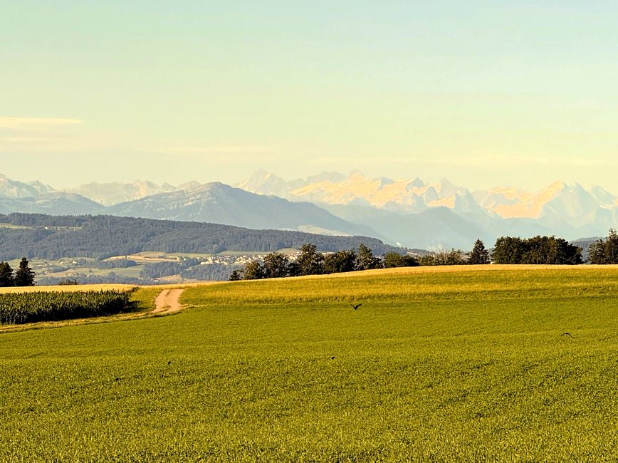 Die Berge kommen näher
