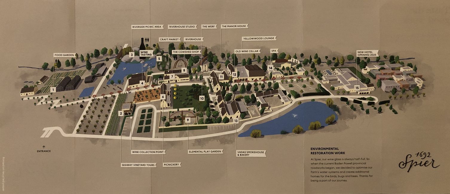 Map vom Spiers Gelände