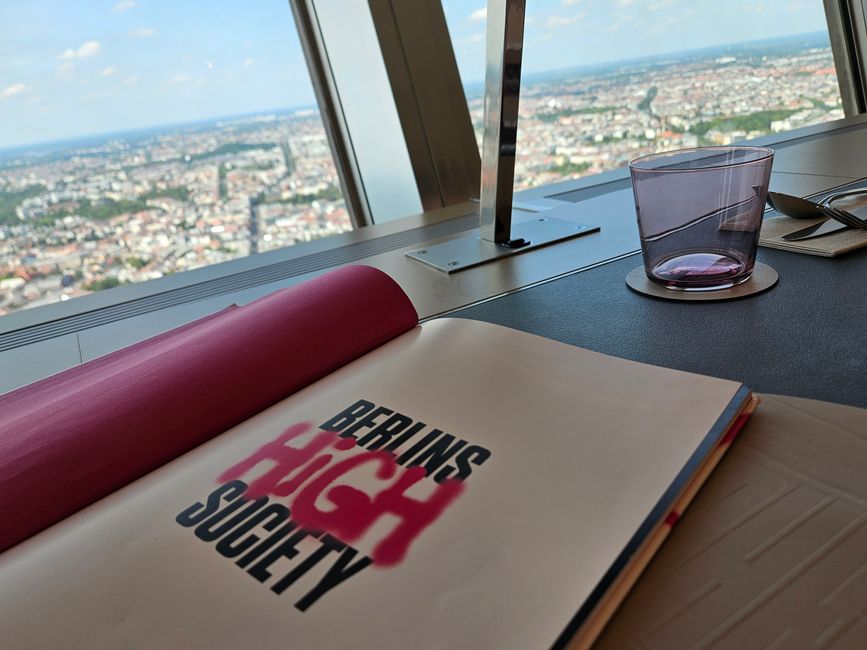 2025 - July - Berlin - Berlin TV Tower and Visit to 'Sphere' Rotating Restaurant by Tim Raue