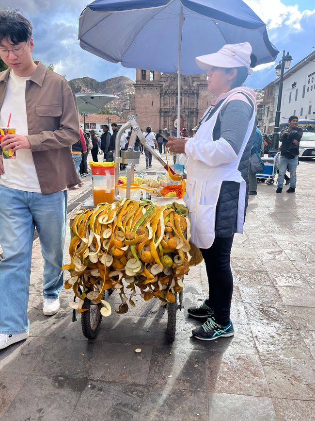 Oder Orangensaft 