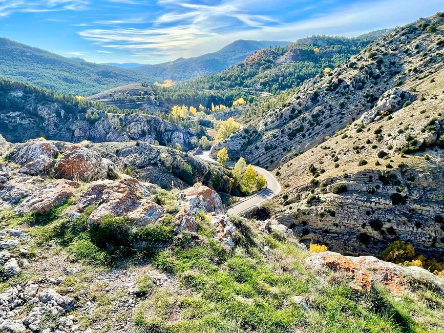 Building roads through this mountainous region was and is a mammoth task.