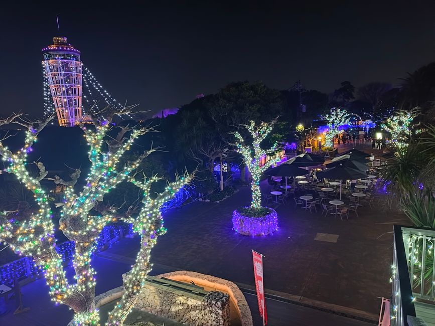 Illumination auf Enoshima Island