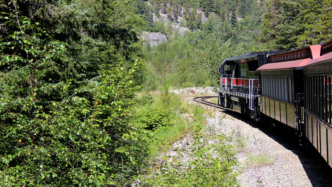 Etiqueta 22: ¡Rumbo a Alaska! Un deslizamiento de tierra, el White Pass y trenes largos