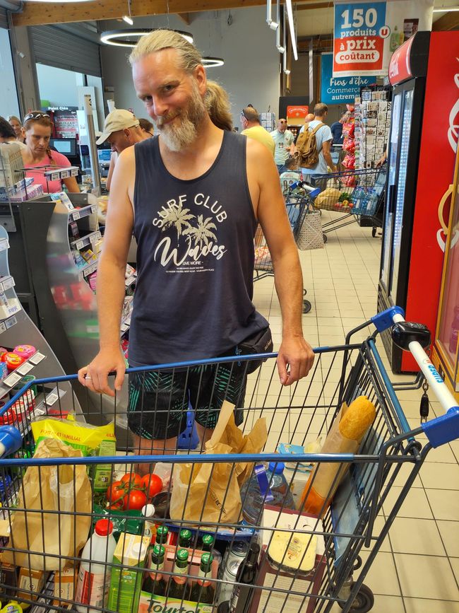 Compras y gas de la máquina expendedora