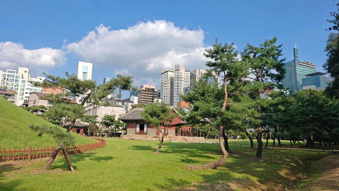 Grabanlage mitten in Gangnam