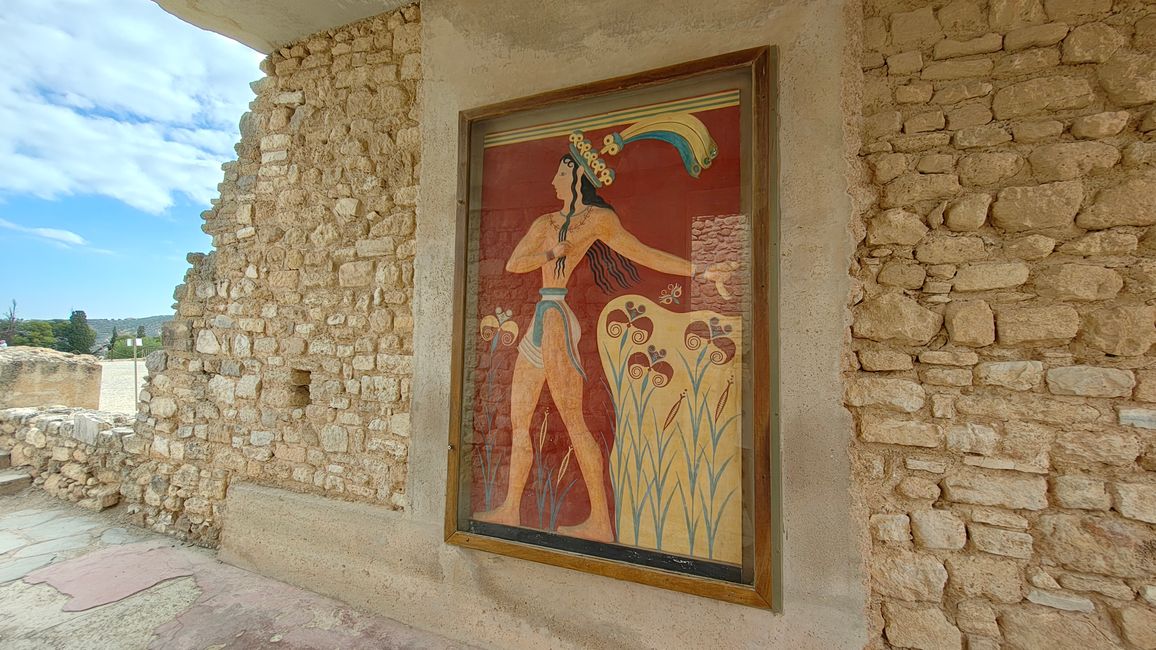 Reconstruction de la peinture murale