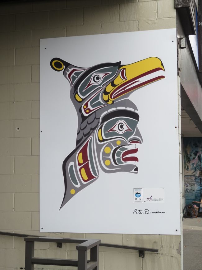 First Nations-Kunst aller Orten in Campbell River und andernorts