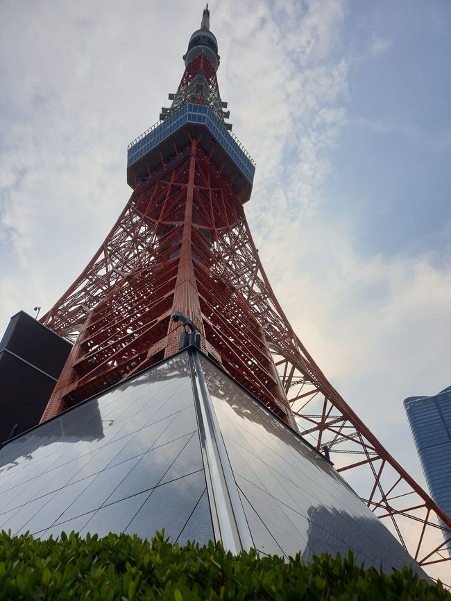 Tokyo Tower vista da sotto
