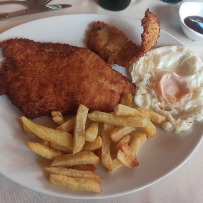 Essen im Casa Senén Restaurant (Béjar, Salamanca) (Juli 2023)