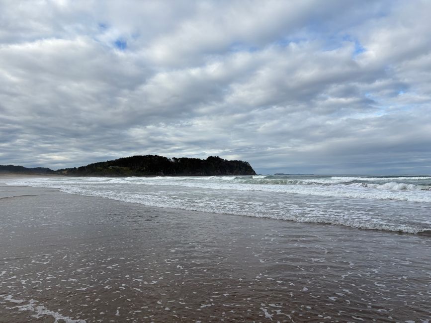 Hot Water Beach- wir werden Digger