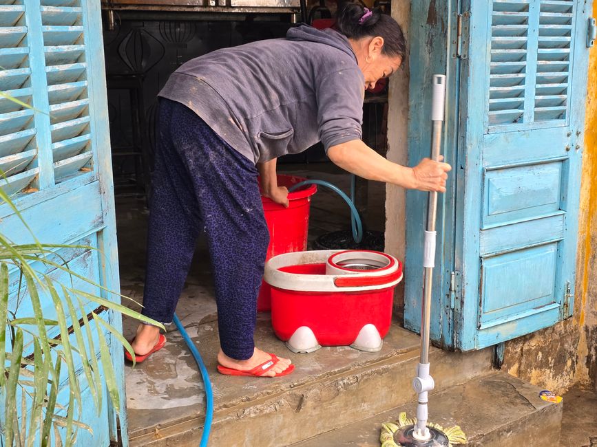 Hoi An - les travaux de nettoyage ont commencé