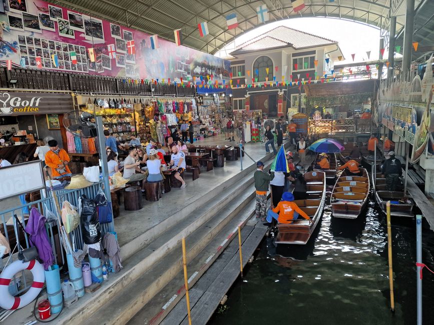 Mercado flotante turístico de Maeklong