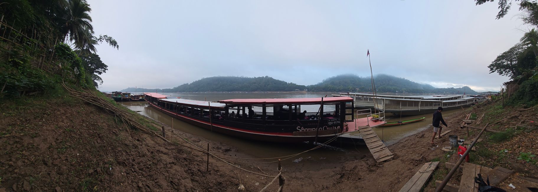 Auf dem Mekong von Luang Prabang nach Ban Houayxay