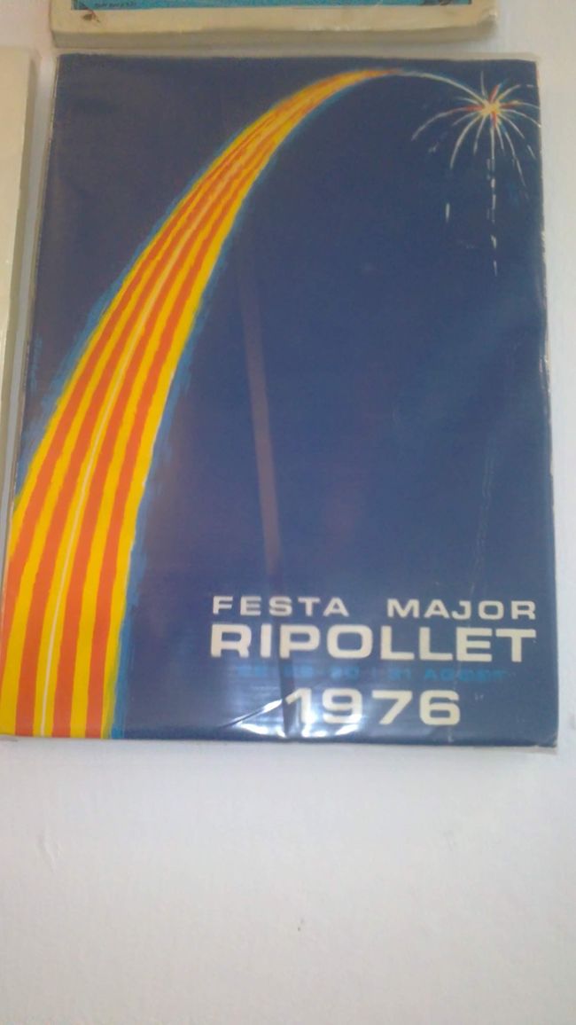 Old posters of the Festa Major de Ripollet (photos from 2018)