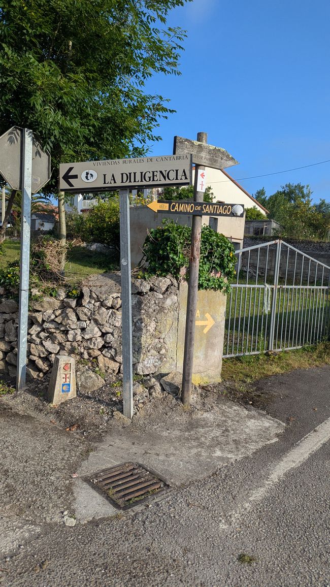 11. Stage Camino del Norte from Serdio to Pendueles