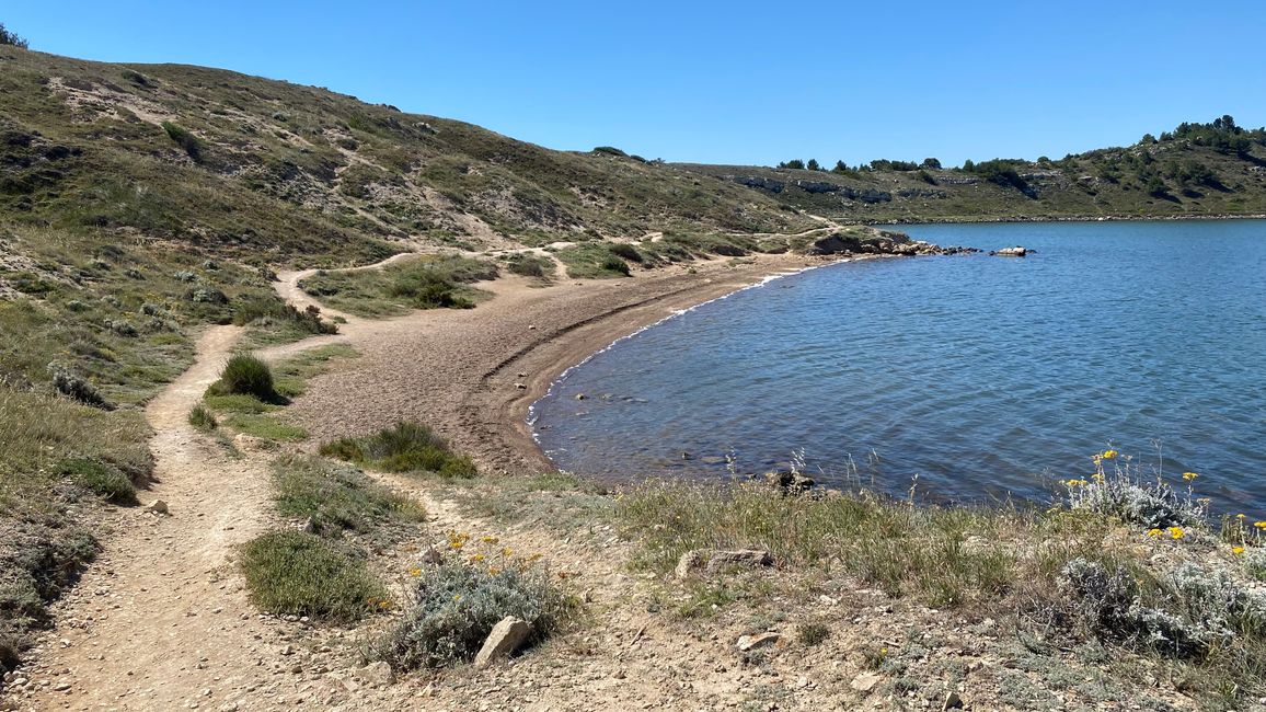 Das Wasser ist sehr Salzhaltig 