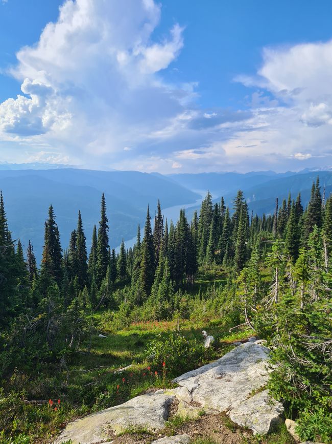 Vista del otro lado de la montaña