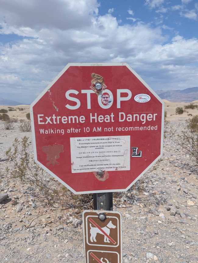 Kalifornien 2025, Tag 11, Still on the Road (Bakersfield - Las Vegas) und Death Valley ☠️