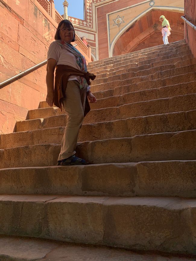 Die unangenehmste Treppe in Delhi