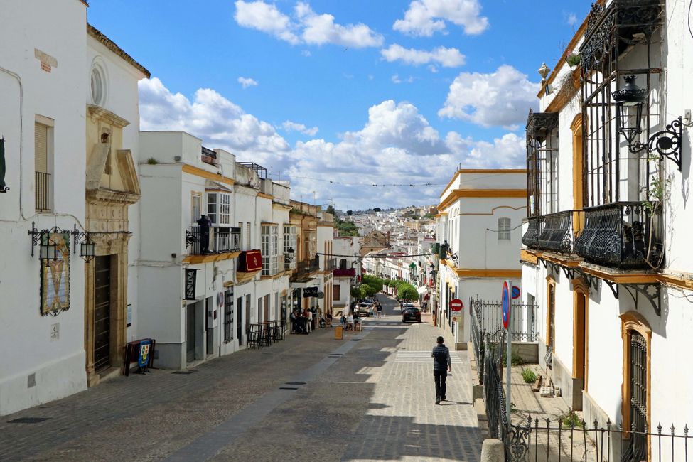 Inmitten der Altstadt von Arcos de la Frontera
