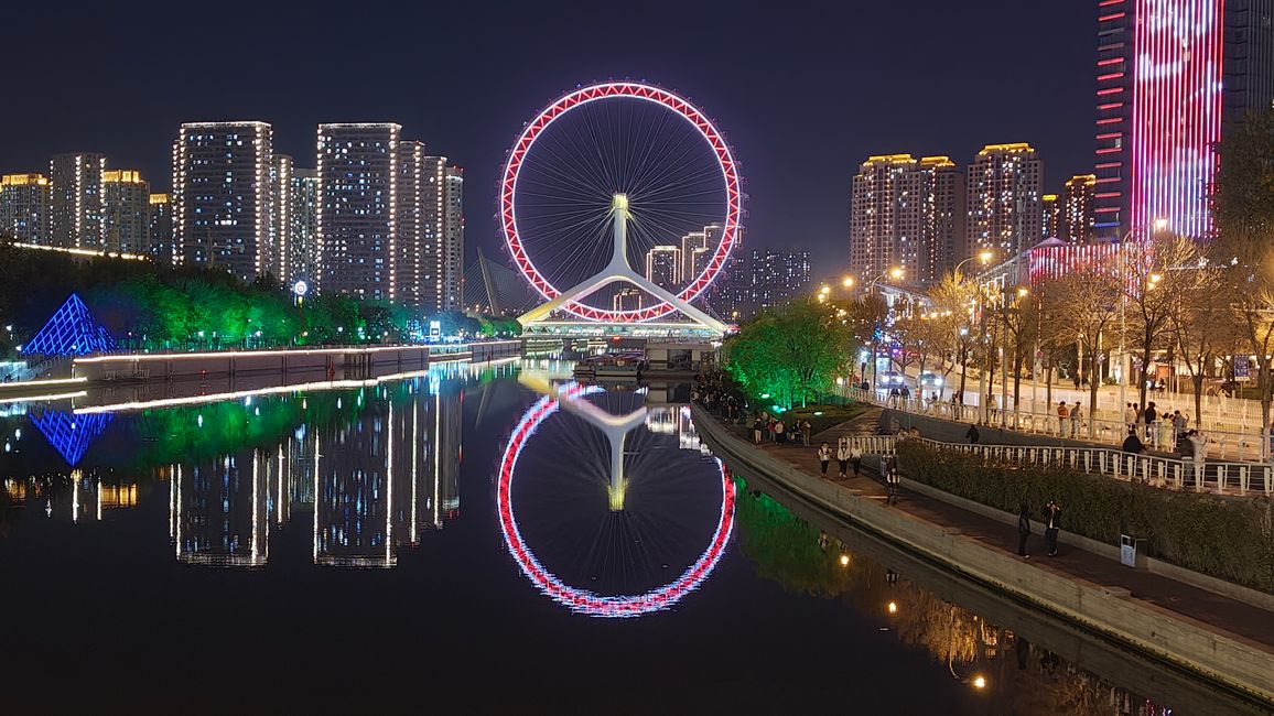 Riesenrad über dem Hai Fluss