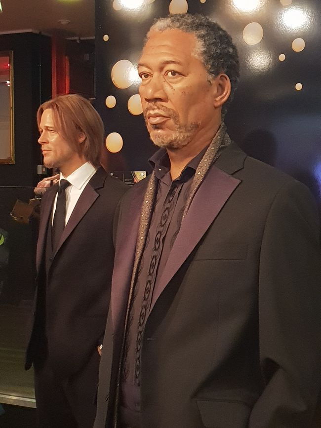 Morgan Freeman and Brad Pitt