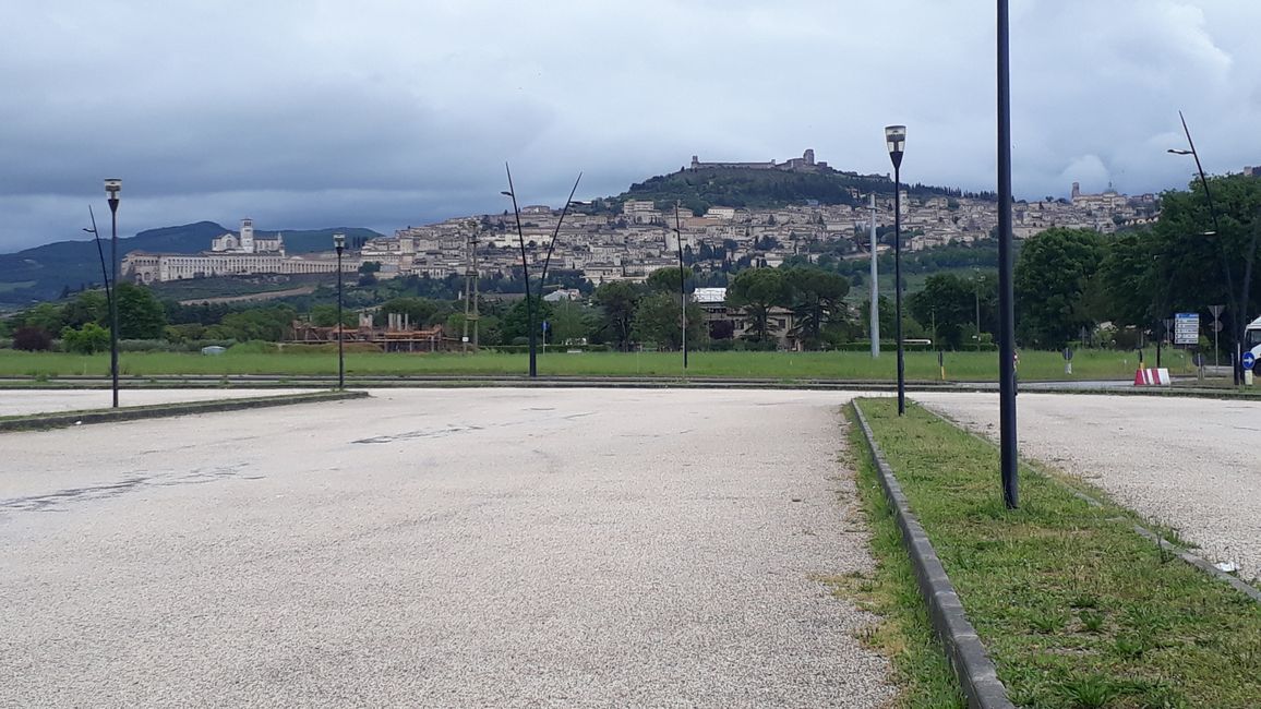 Ein letzter Blick auf Assisi