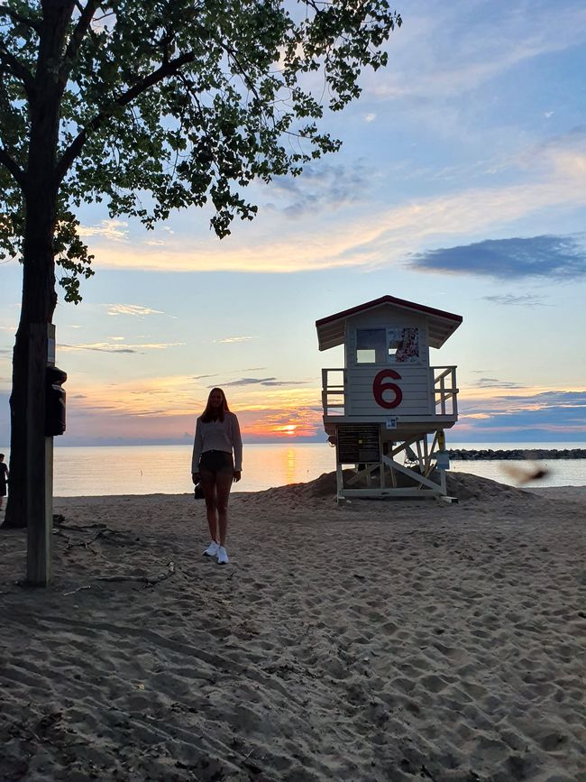 Sunset Lake Erie