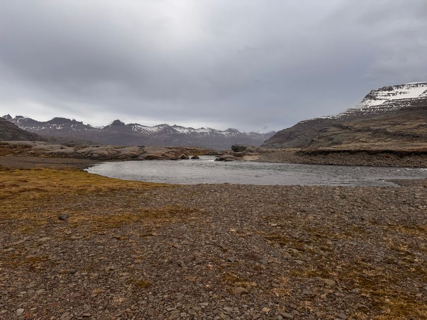 ab in die Höhen des Berufjördur...