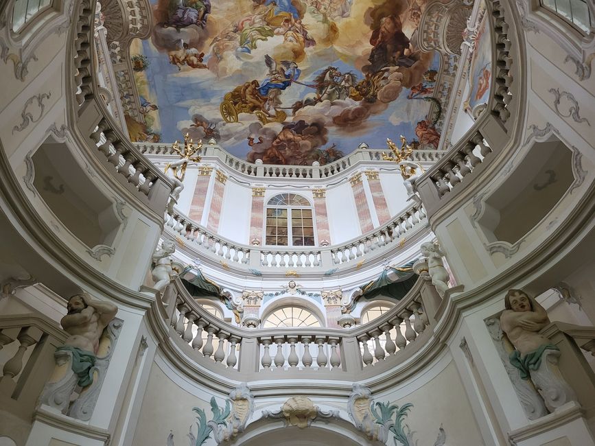 Baroque Staircase Castle Bad Wurzach