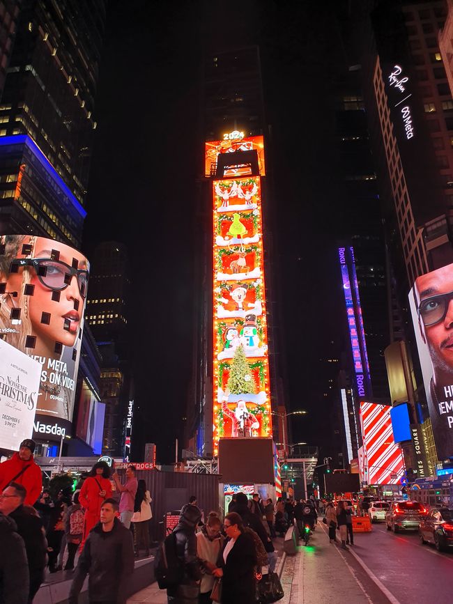NYC Times Square - Es wird weihnachtlich