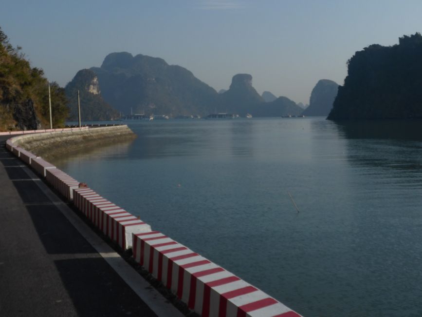 Strada per il traghetto