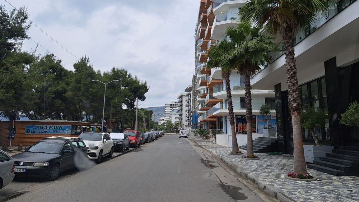 Shëngjin, Albanien, Bettenburgen 