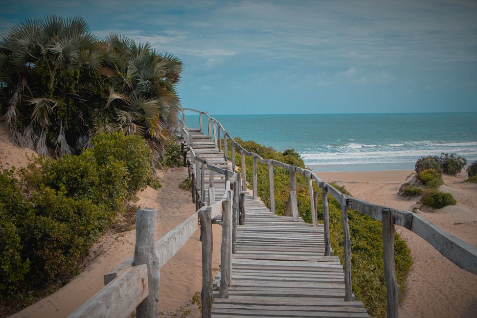 Treppe zum Meer - Insel Lamu