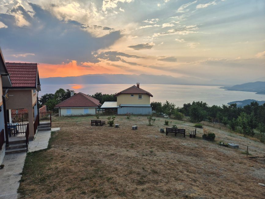 Lac d'Ohrid Macédoine du Nord