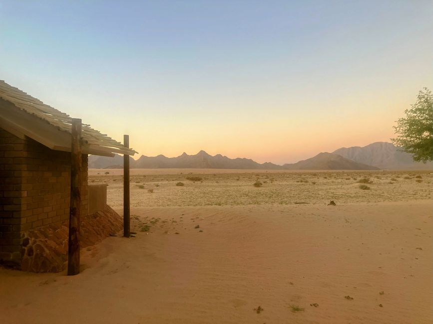 Il deserto namibiano - un mare di sabbia