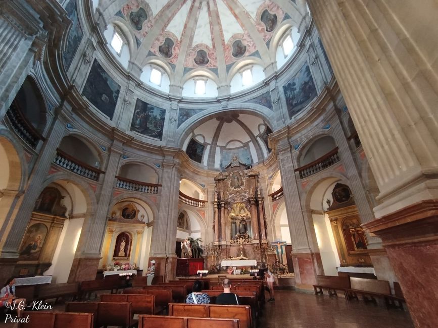 Innenansicht Basílica de Sant Miquel