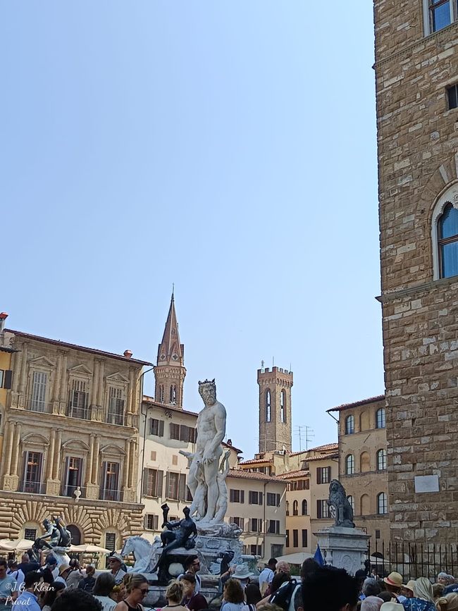Fontana di Nettuno (Neptunbrunnen) auf der Piazza della Signoria