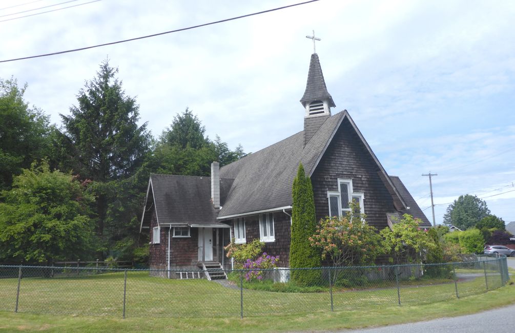 Die Siedlung hat eine Kirche
