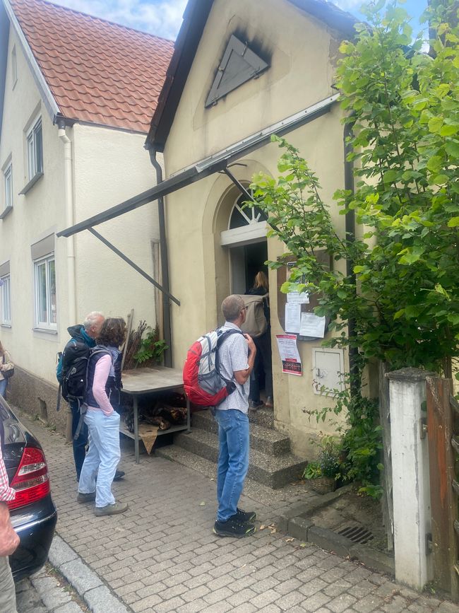 Wir schauten ins Backhäusle