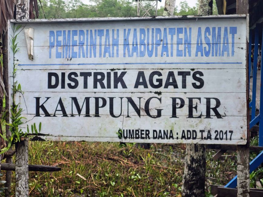 Per, Agats, Nueva Guinea Occidental, Indonesia