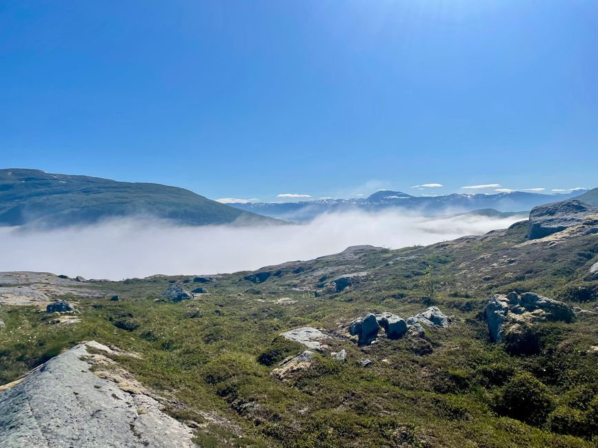 Der nebelige Ersfjord…