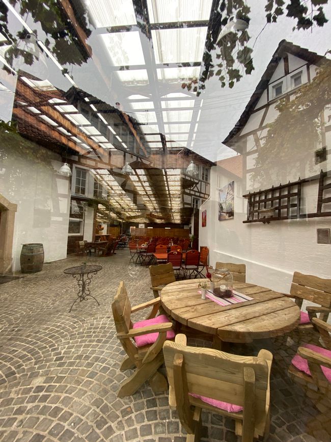 tolle Innenhöfe laden zum Verweilen ein.