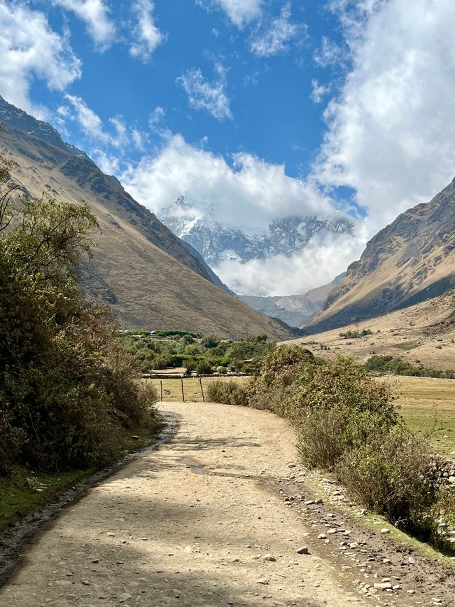 En el Salkantay Trek a Machu Picchu