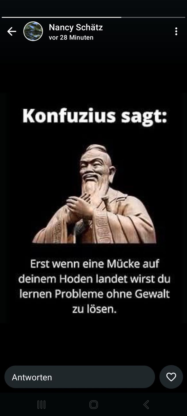 Konfuzius ist auch hier