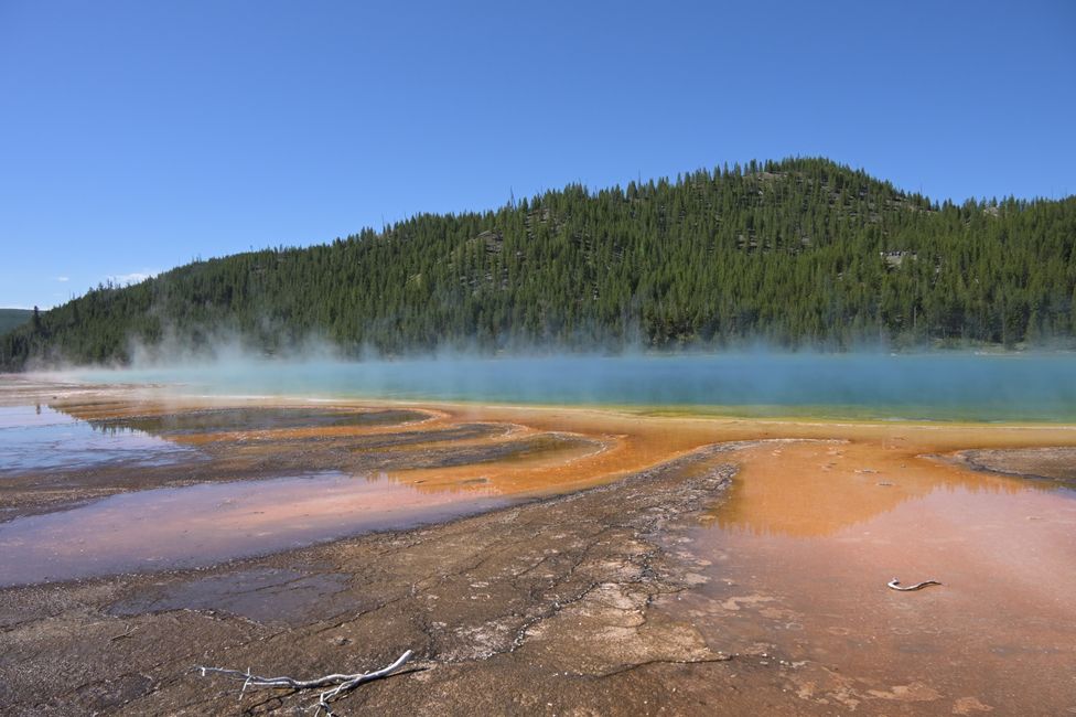 Bassin de geysers Midway - Source Grand Prismatic