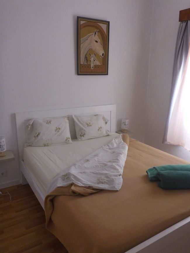 Das erste Bett seit 4½Wochen