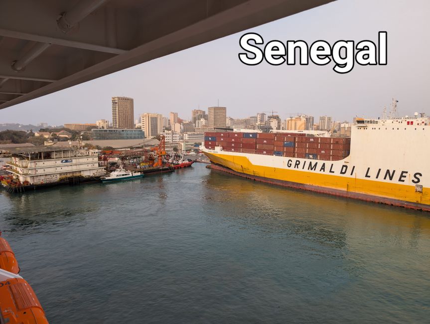 Ankunft in Dakar